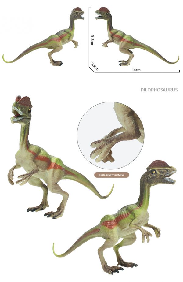 5” Realistic plastic dinosaur toy set