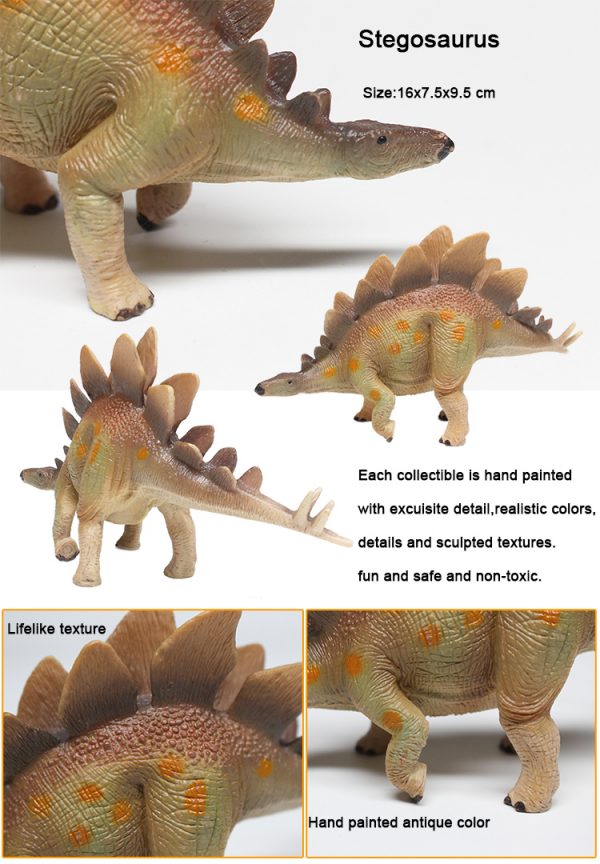 Stegosaurus solid dinosaur realistic model toy