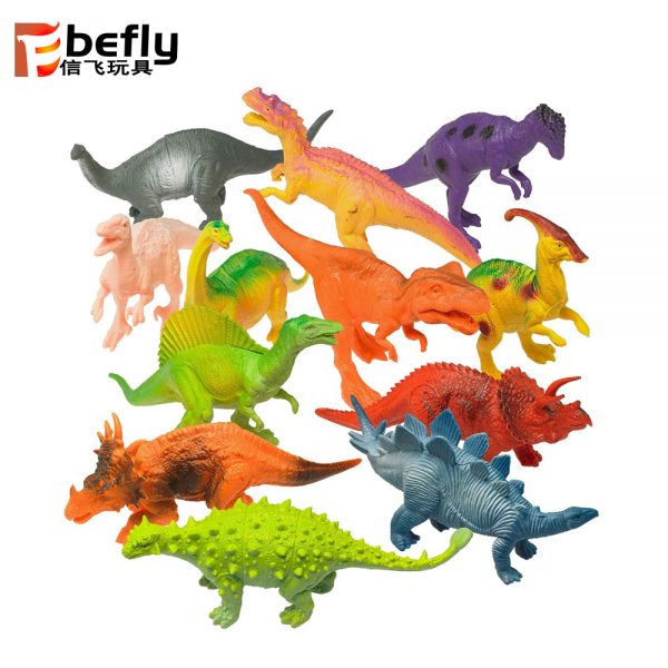 12 kinds plastic dinosaur toy