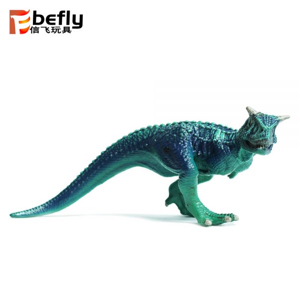 Little Carnotaurus solid dinosaur simulation model toy