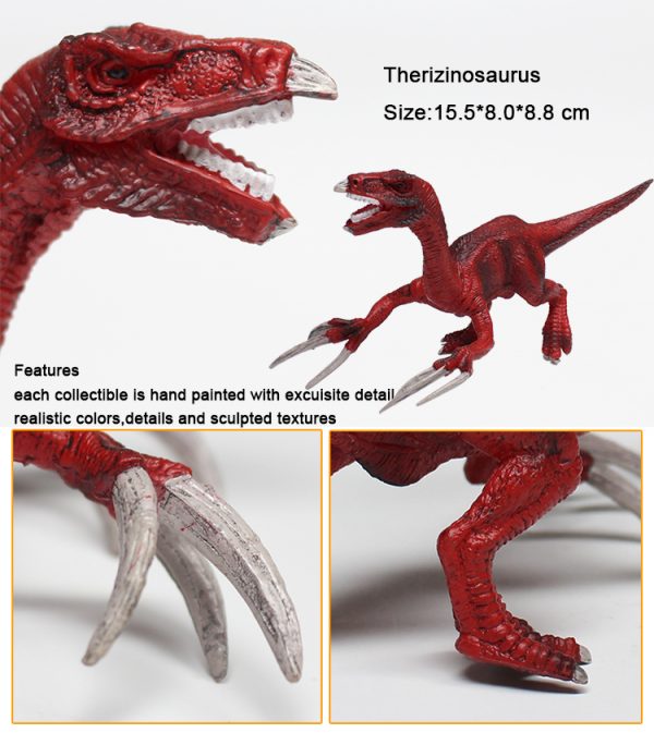 Little therizinosaurus solid dinosaur simulation model toy