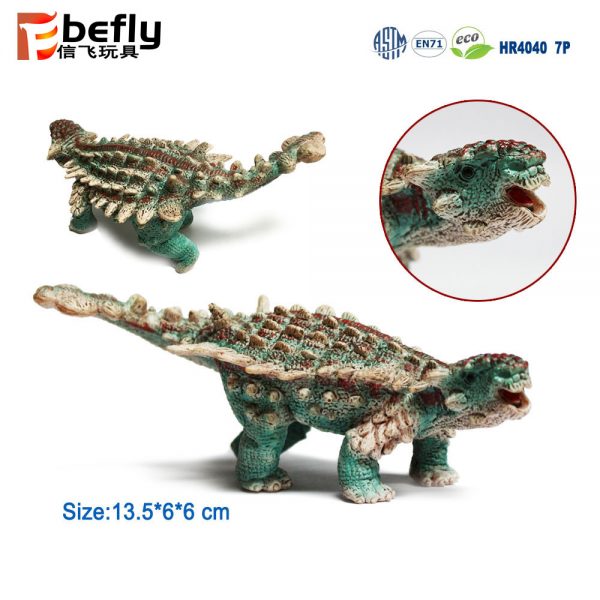 Mini saichania solid plastic dinosaur model toy