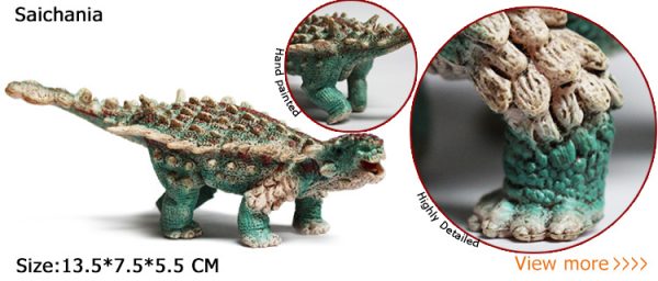 Mini saichania solid plastic dinosaur model toy