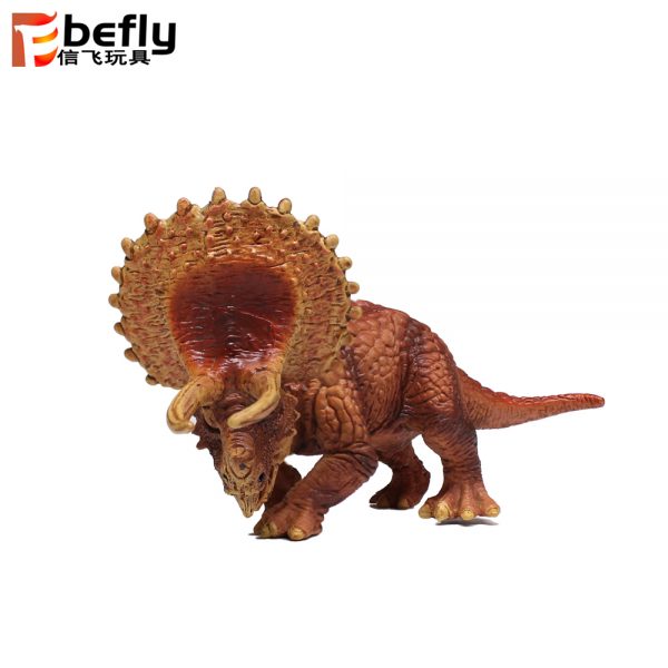 Mini triceratops solid plastic dinosaur model toy