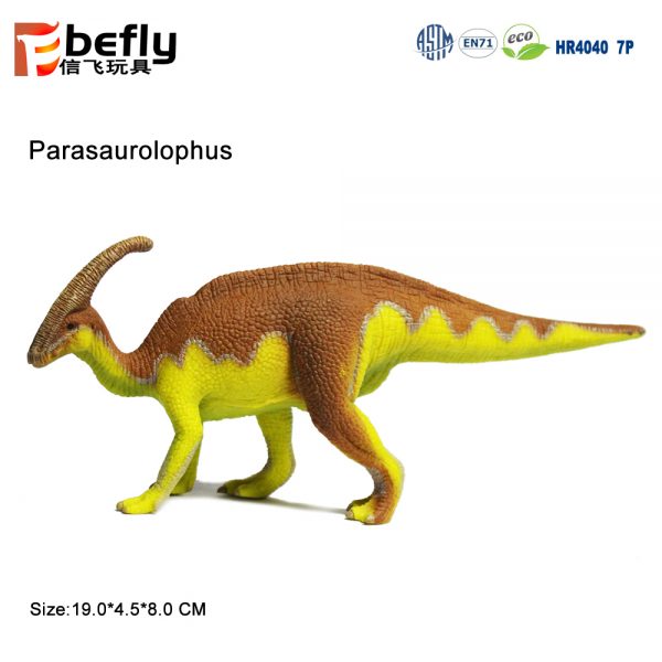 Parasaurolophus solid plastic dinosaur model toy
