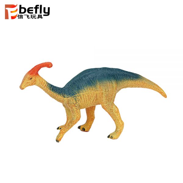 Stuffed cotton soft parasaurolophus dinosaur toy with IC