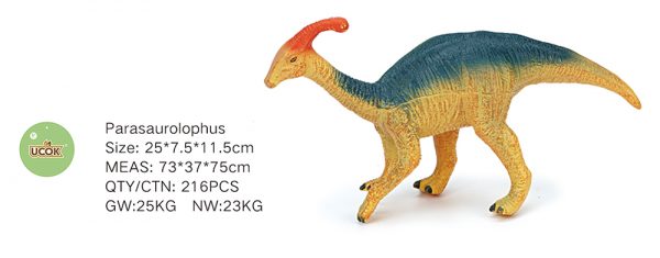 Stuffed cotton soft parasaurolophus dinosaur toy with IC