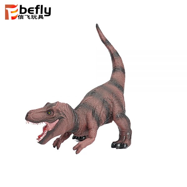 Stuffed cotton soft tyrannosaurus rex dinosaur toy with IC
