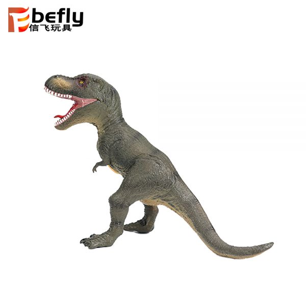 Stuffed cotton soft tyrannosaurus rex dinosaur toy with IC