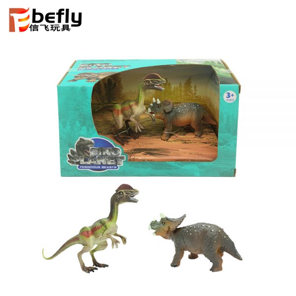 5” Realistic plastic dinosaur toy set