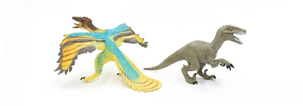 5” Realistic plastic dinosaur toy set