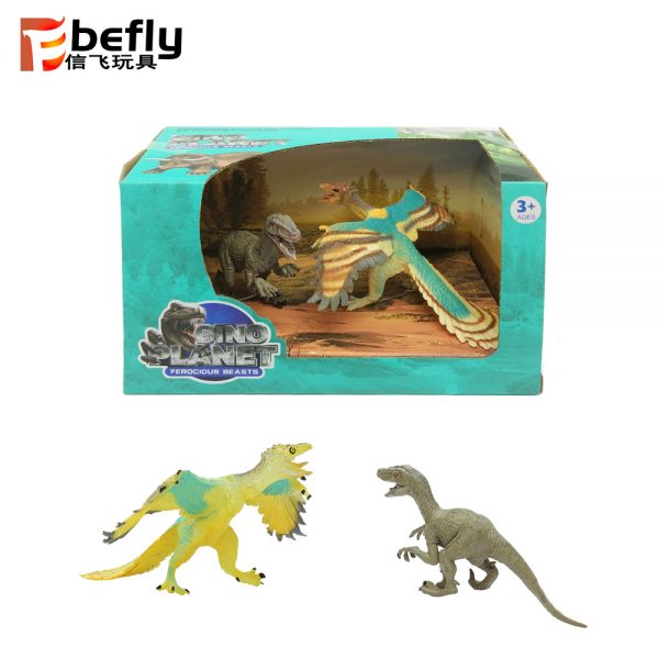 5” Realistic plastic dinosaur toy set