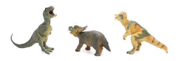 5” Realistic plastic dinosaur toy set