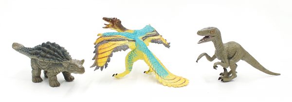 5” Realistic plastic dinosaur toy set