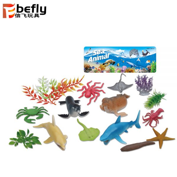 16pcs set Deep ocean animal model toys