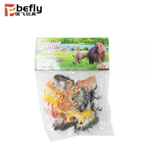 12 Kinds of wild animals plastic model toy set