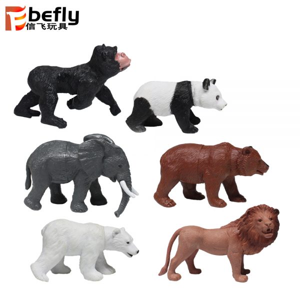 24pcs animal model set 3d plastic mini toy