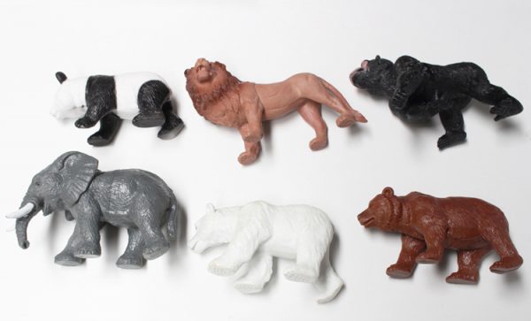 24pcs animal model set 3d plastic mini toy