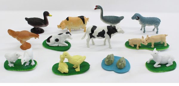 12 Kinds of cow farm animal model toys