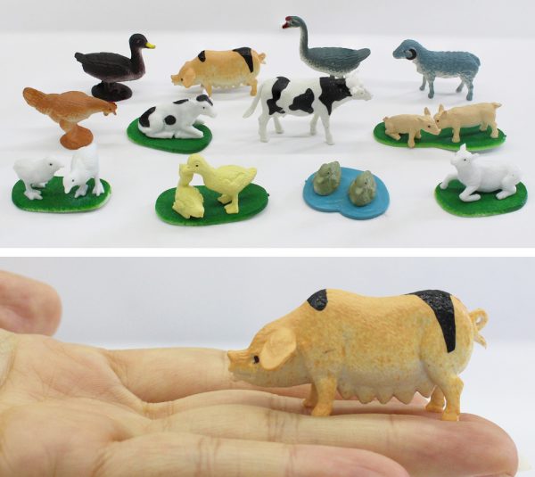 12 Kinds of cow farm animal model toys