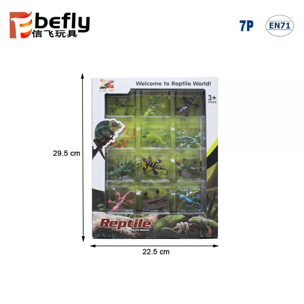Reptile series animal model mini plastic lizard toy