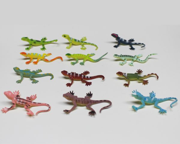 Reptile series animal model mini plastic lizard toy
