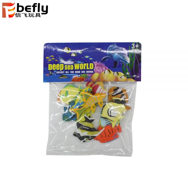 12 kinds mixed mini Tropical fishes model plastic fish toy