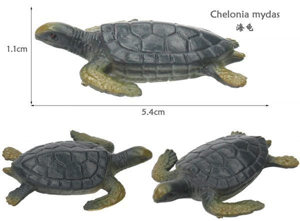 12 kinds of plastic marine animal model toy set