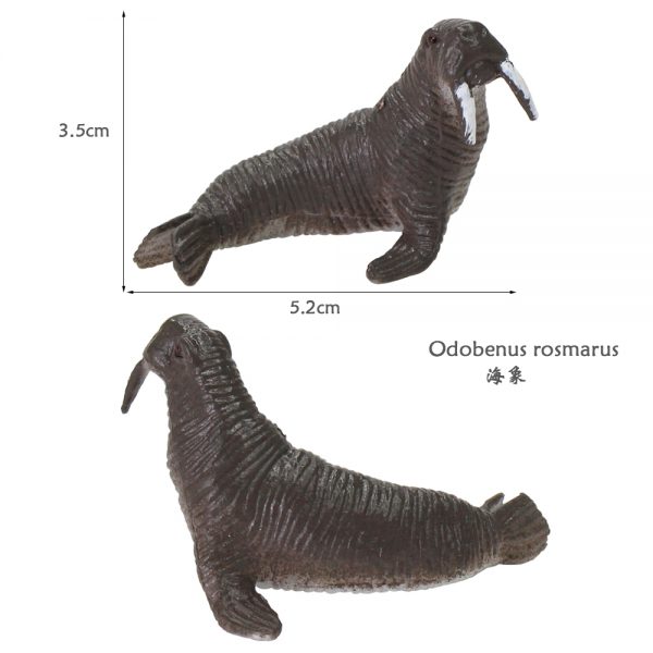 12 kinds of plastic marine animal model toy set