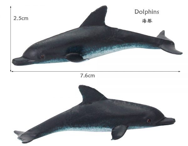 12 kinds of plastic marine animal model toy set