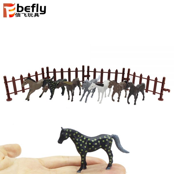 Farm animal toy small plastic horses