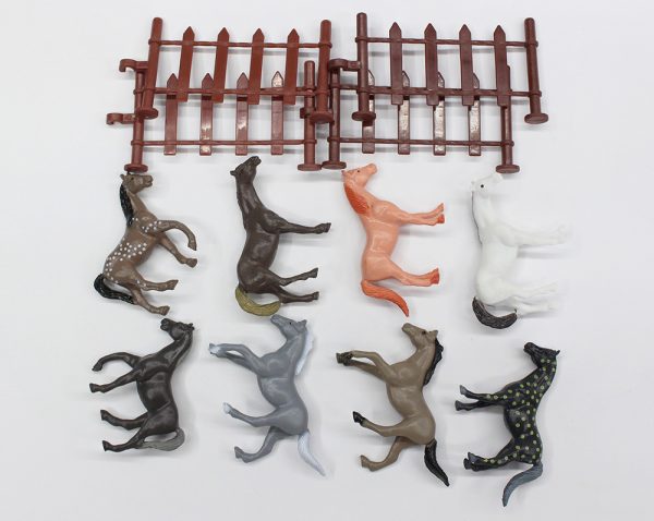 Farm animal toy small plastic horses