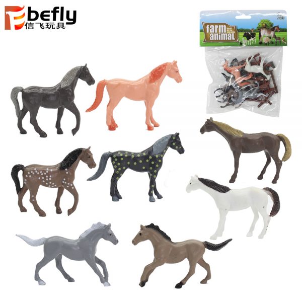 Farm animal toy small plastic horses