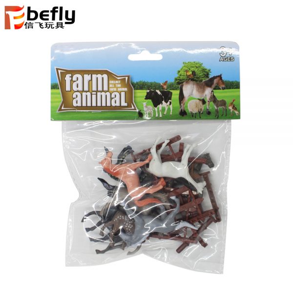 Farm animal toy small plastic horses