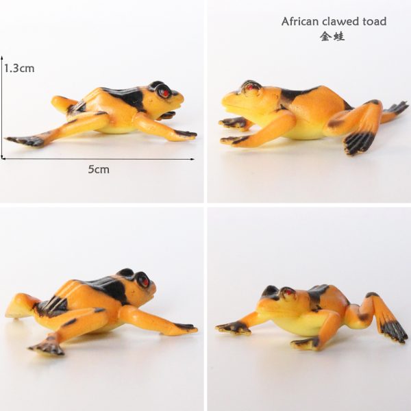 Rainforest animal plastic frog toy