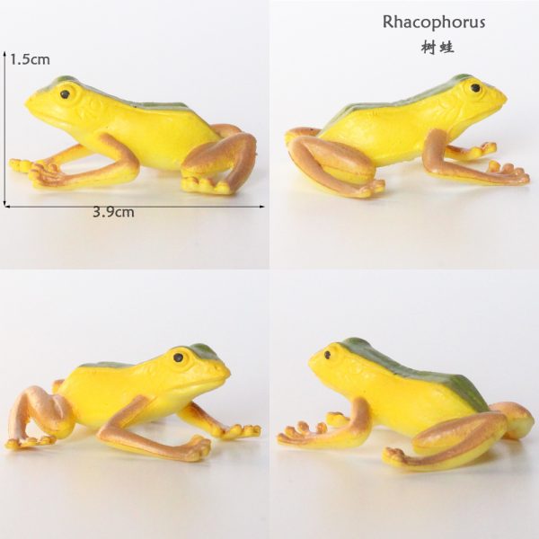 Rainforest animal plastic frog toy