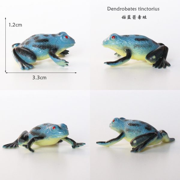 Rainforest animal plastic frog toy