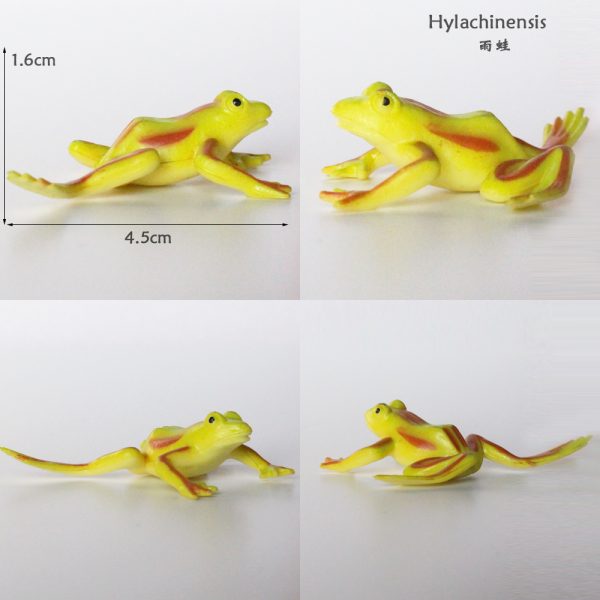 Rainforest animal plastic frog toy