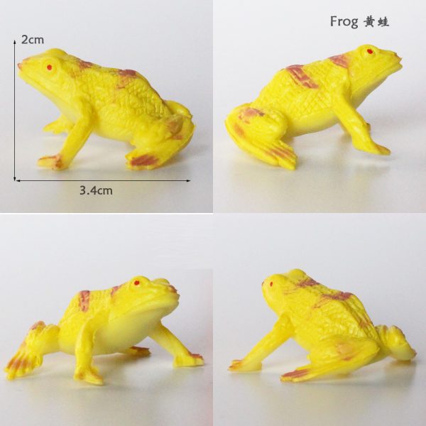 Rainforest animal plastic frog toy