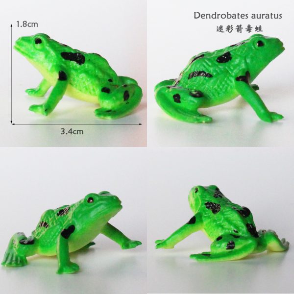Rainforest animal plastic frog toy