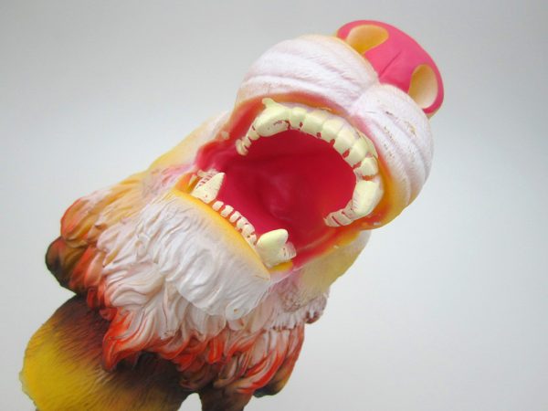Wild animal lion head model soft plastic hand puppets toys