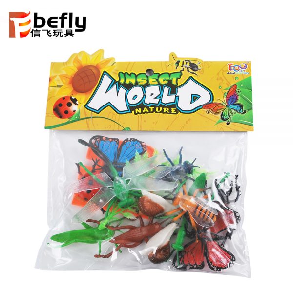 Solid insect model mini plastic animal toys