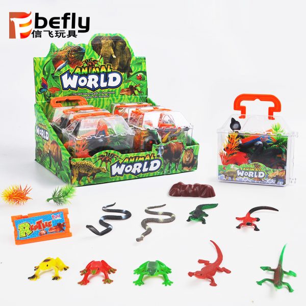 Reptile plastic animals toys set