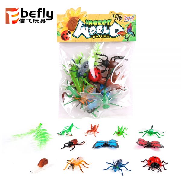 11pcs Insect model plastic animal toys