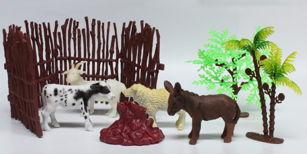 Hollow farm animal toy set