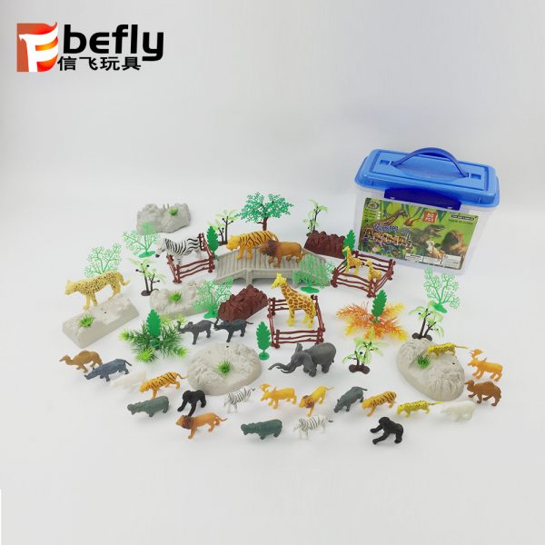 30pcs Plastic forest animals model toy