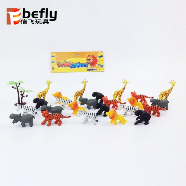 Cartoon wildlife model small plastic animal toys