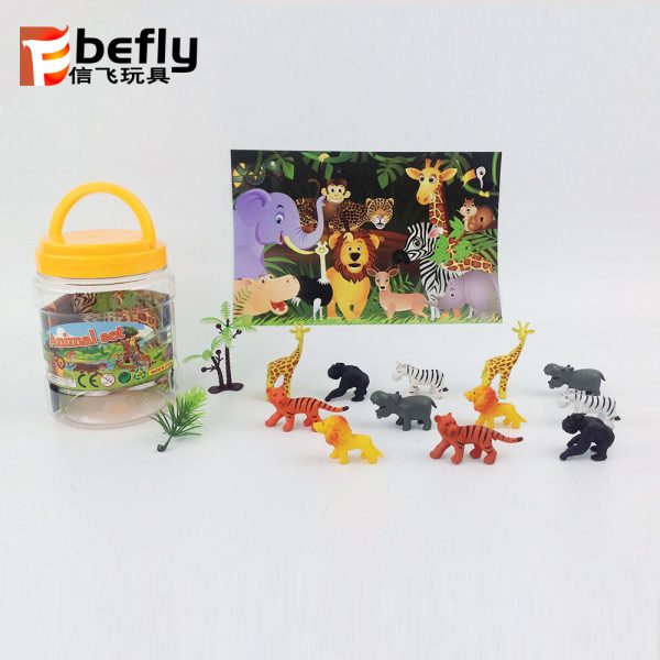 Kids collection solid miniature plastic pvc animal toys