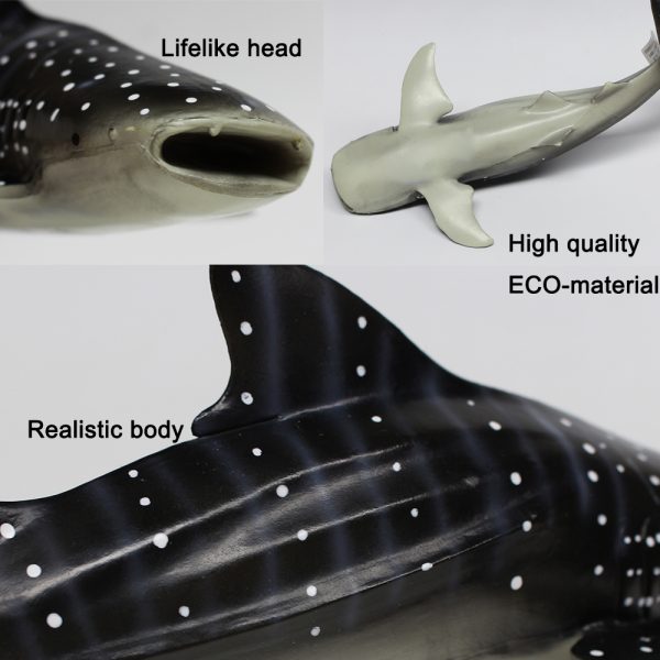 Whale shark plastic sea animals realistic model toy