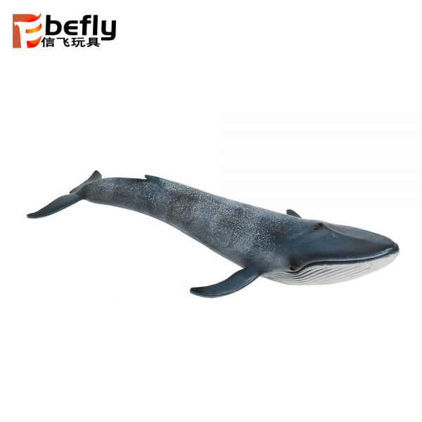 Blue whale plastic sea animals realistic model toy